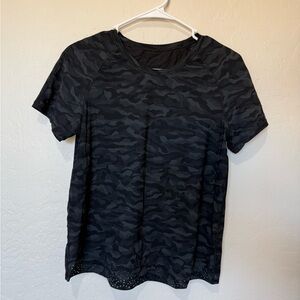 Lululemon Athletica Dark Camouflage Tee